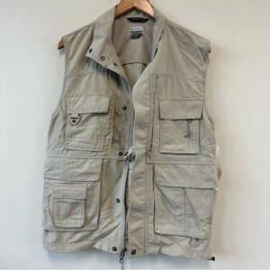 Columbia Venture Vest Men's Beige Outdoor Cargo Pocket Vest
